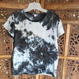 Streetwear Society Tie-Dye Tee - Black and Gray